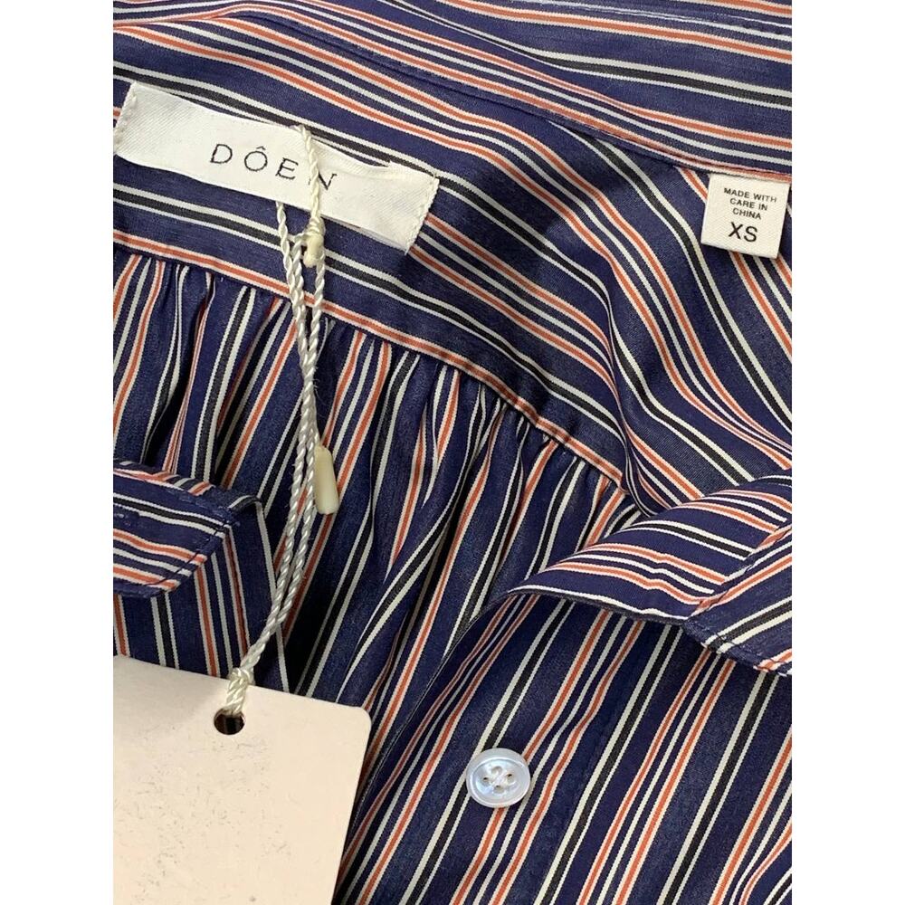 Doen Jora Dress San Marino Stripe XS Cotton Striped Mini Dress NEW - Picture 7 of 16
